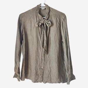 Vintage Silk Tie Long Sleeve